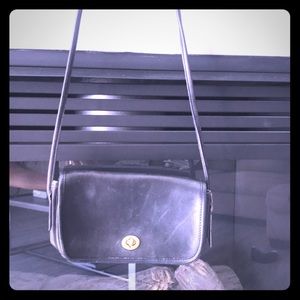 Vintage leather Coach crossbody